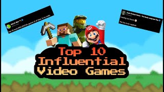 Top 10 Most influential Video Games of All Time