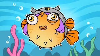 ¡ME CONVERTI en un PEZ GLOBO TONTO! 🐡LIAH en I AM FISH💧🐟