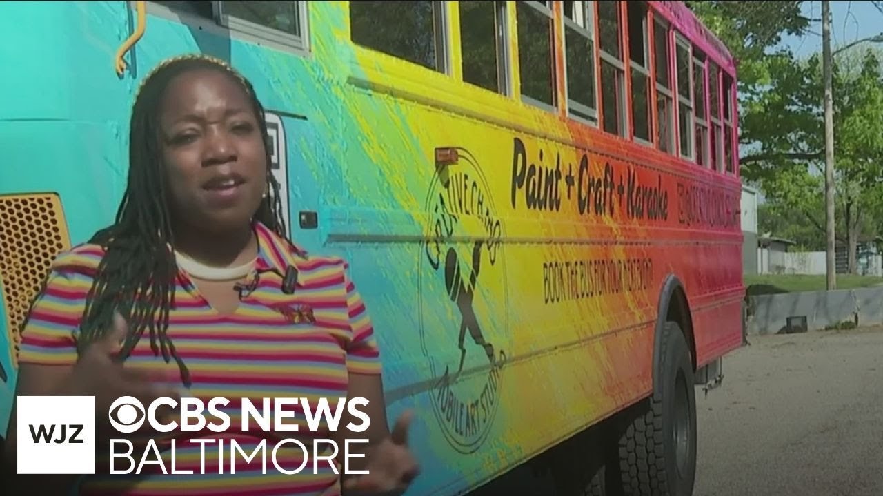 Creative Chaos mobile art studio is Baltimore's first fine art and