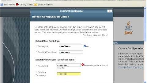 OpenSSO Installation