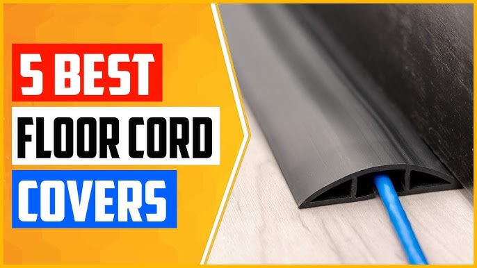 Commercial Electric 15 ft. PVC Floor Cord Protector in Grey A91