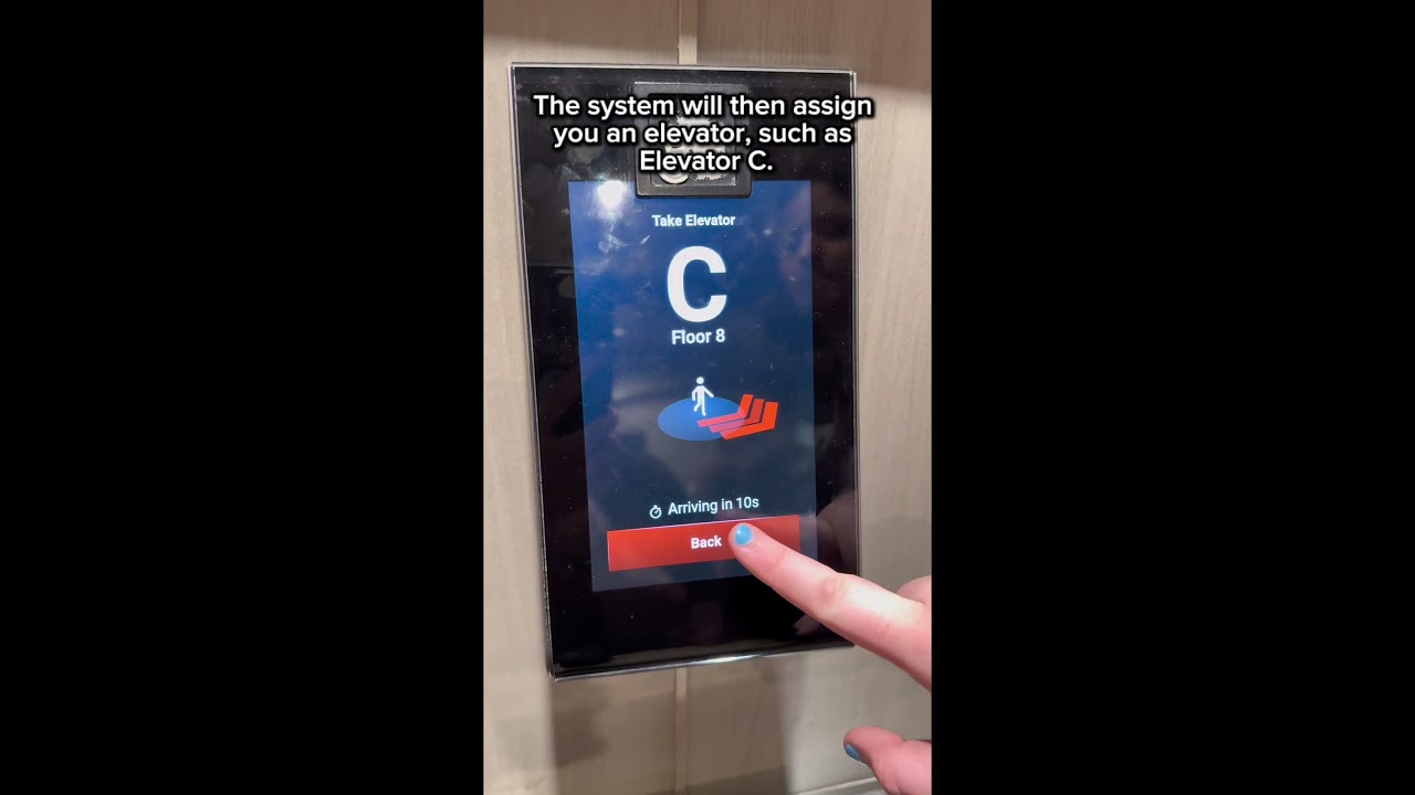 How to Use MSC Seashore Smart Elevators 🚢