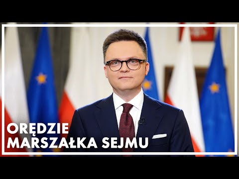 Inauguracyjne orędzie marszałka Sejmu Szymona Hołowni