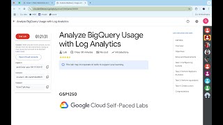 Analyze BigQuery Usage with Log Analytics | #qwiklabs | #GSP1250 | [With Explanation🗣️]
