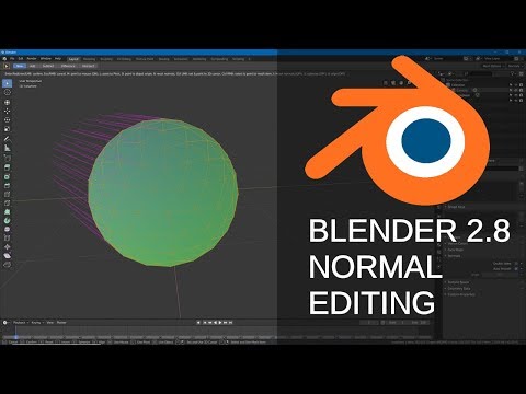 Blender 2.8 Normal Editing
