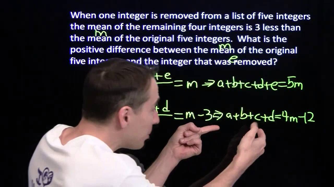 MATHCOUNTS Mini 32 Using Algebra and Number Sense as Shortcuts YouTube