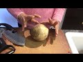 Easier way to peel a rutabaga!