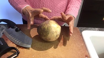 Easier way to peel a rutabaga!