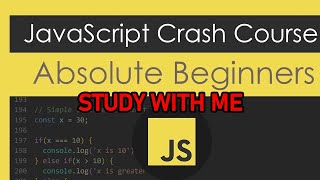 Learning JAVASCRIPT for Web Development STUDY WITH ME Live Session Coding Course