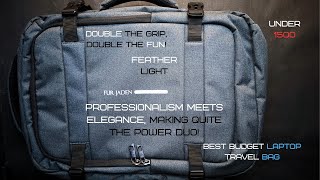 Fur Jaden Travel Laptop Backpack Unboxing And Review | Best Budget Laptop Travel Bag