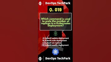 kubernetes Scaling Deployment   |#kubernetes  Interview question and answers #fact #kube #quiz