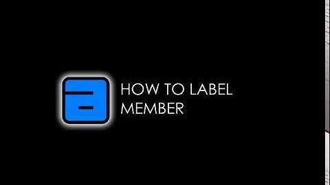 How to label Member R.C.C. Building Design Software 2018