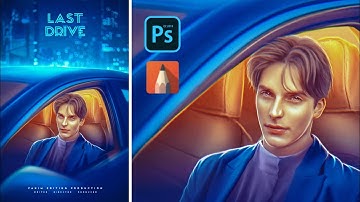 Ps Touch Awesome Photo Manipulation Tutorial ✅😍 ps cc 2019 | Autodesk Sketchbook | 4K Editing.