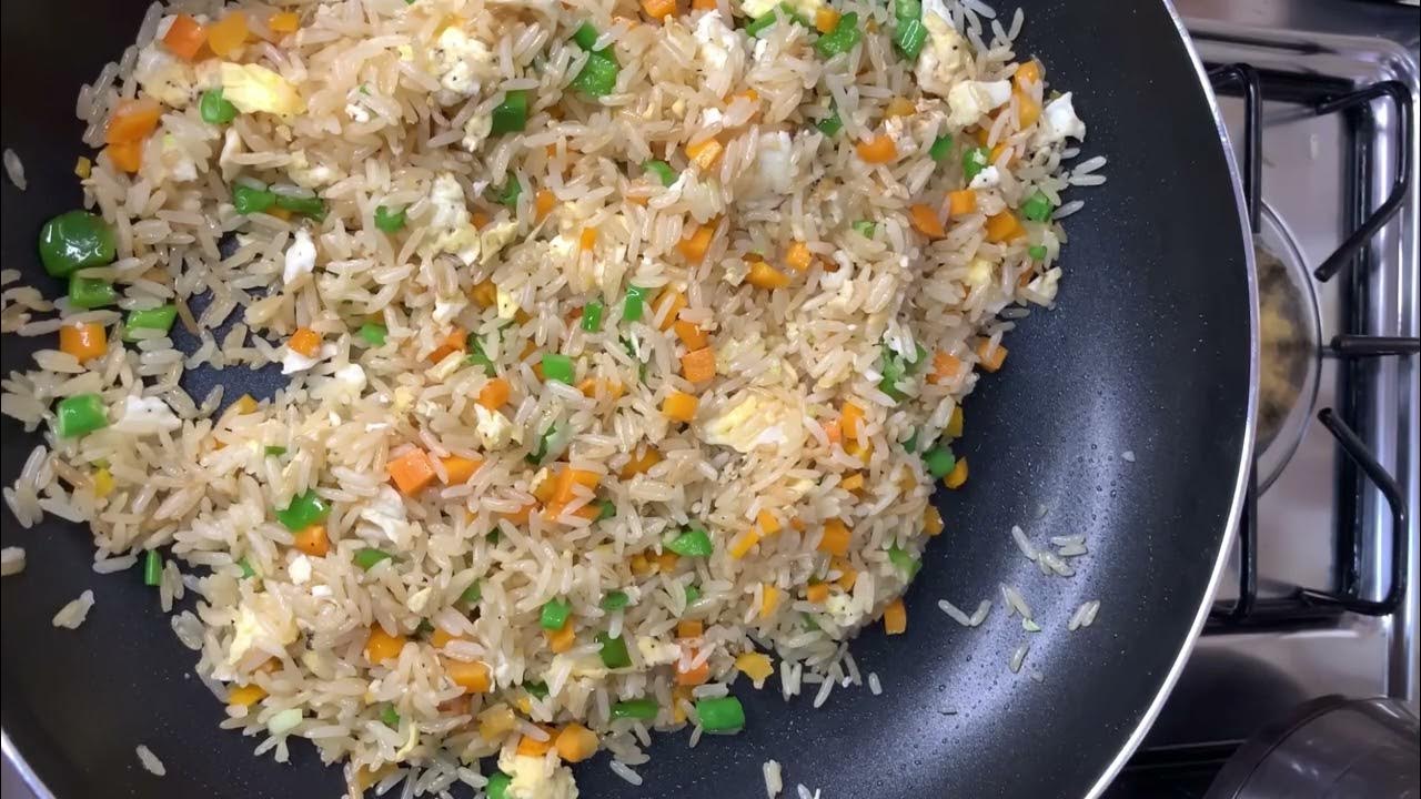 How to make Chinese fried rice in less than 4 minutes Fastest way to