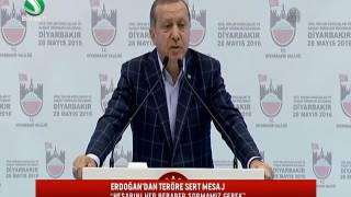 Erdoğandan Teröre Sert Mesaj