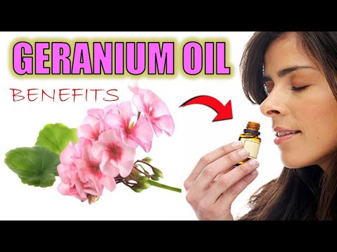 13 INCREDIBLE Geranium Oil Benefits - HAIR GROWTH, ACNE, FACE & SKIN | How To Make Geranium