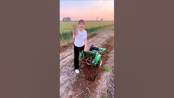 self-propelled multi-functional micro-tiller, rotary tiller, weeder #trending #shortsvideo