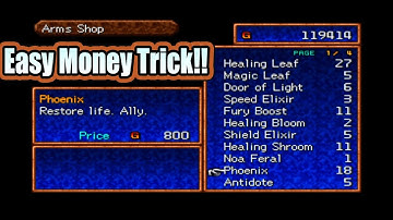 Legend of Legaia Easy money Trick