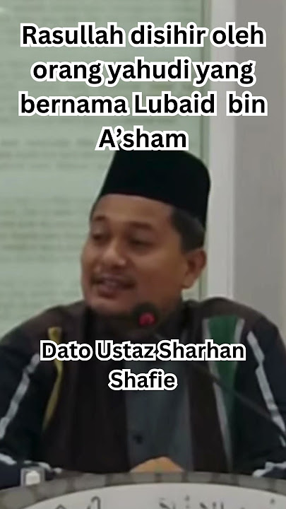 DATO USTAZ SHARHAN SHAFIE _ Rasullah di Sihir  #shortfeed #shorts #shortsviral#short