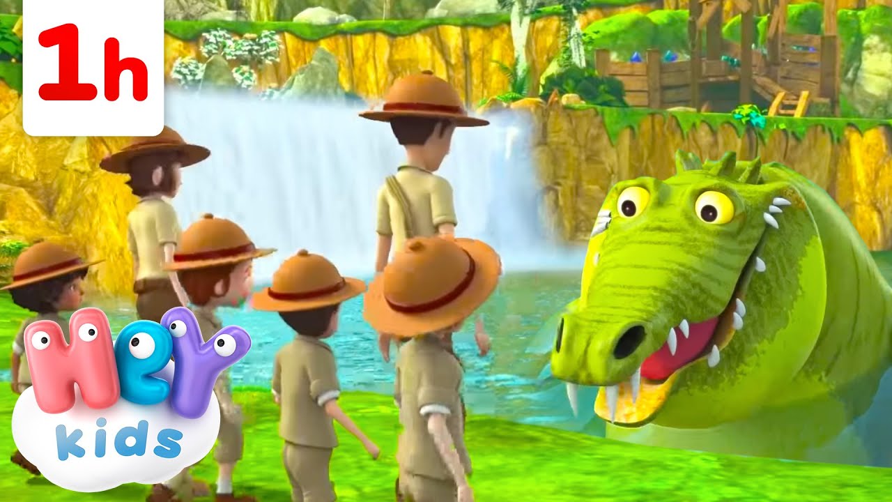 Un énorme crocodile d’Afrique 🐊 | Chansons pour Enfants | HeyKids en Français