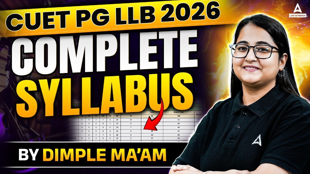 CUET PG LLB 2026 | Complete Exam Pattern & Syllabus For CUET PG 2026 ...