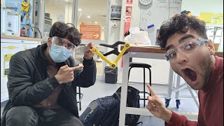 Construction of A double Compound Pendulum for Physics 1201 HPO/ASE Project, ANU 2022