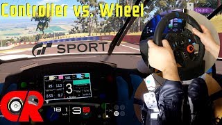 Gran Turismo Sport - Controller vs Steering Wheel
