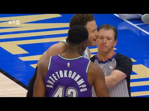 Thanasis Antetokounmpo headbutts Blake Griffin and gets ejected 😳