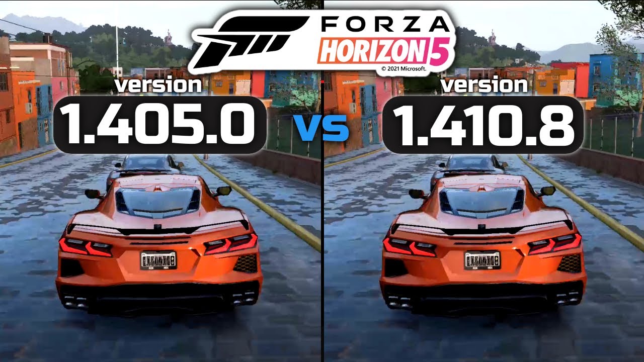 Microsoft vs Steam  Forza Horizon 5 - Performance Comparison 