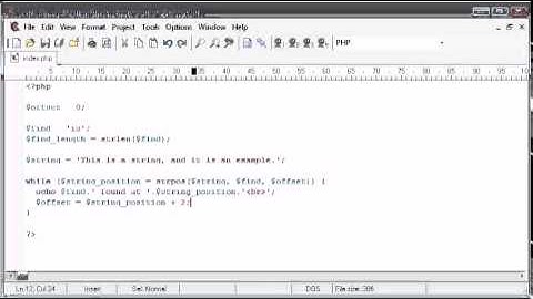 Beginner PHP Tutorial  String Functions String Position  in PHP by For Student Organization