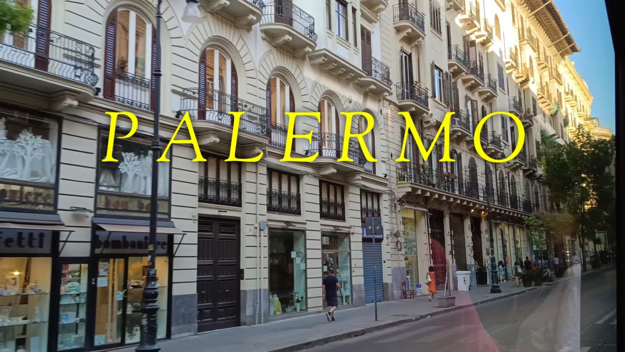 Palermo from the Bus Palermo iz Autobusa