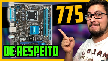 COMPREI UMA PLACA MÃE 775 BARATA NO ALIEXPRESS! Unboxing + Testes - ASUS P5G41T-M lx v2