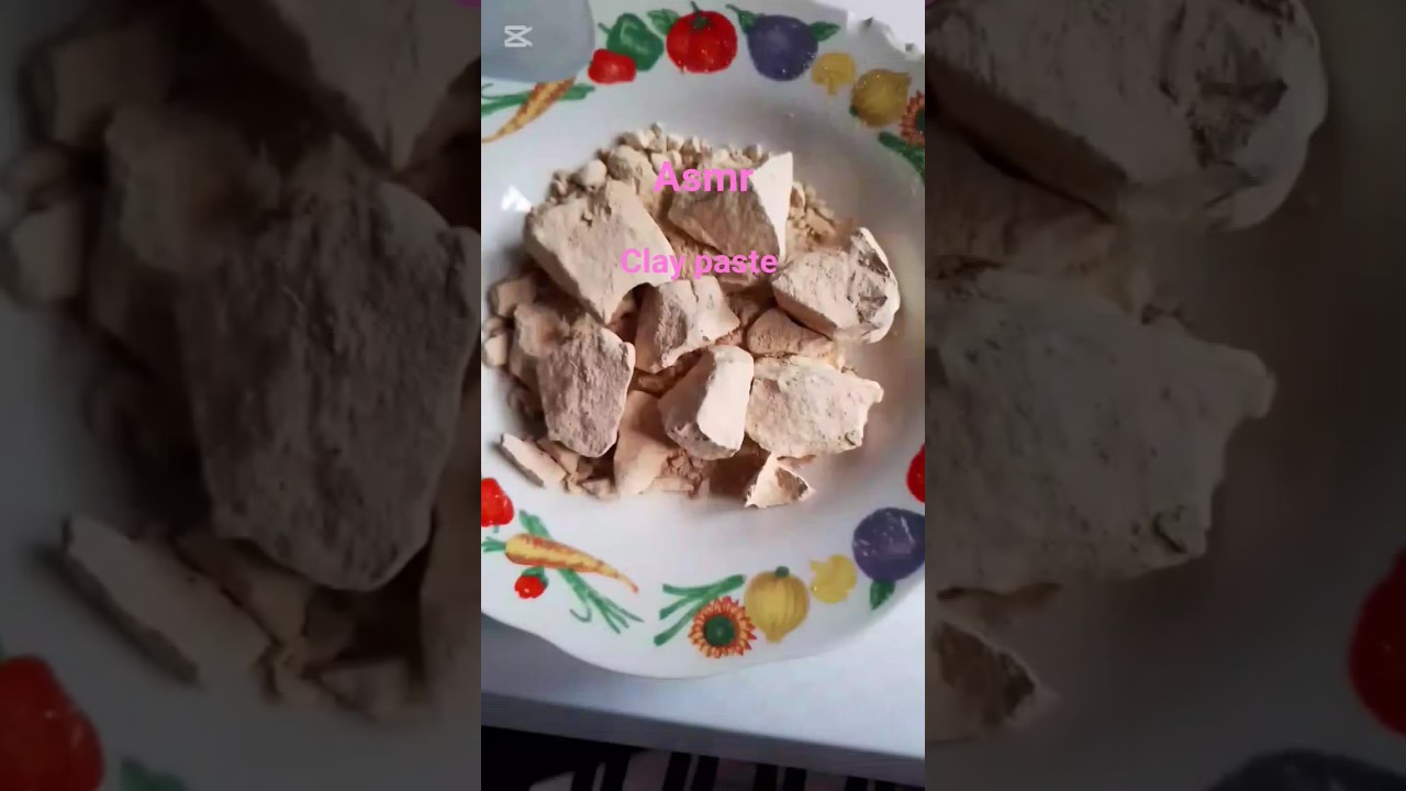 Clay paste, asmr 
