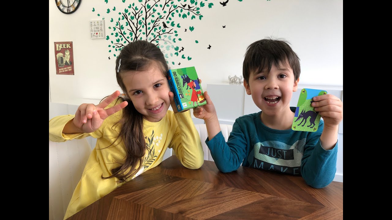 Giochiamo a Cappuccetto Rosso (Mèchanlou) - Gioco di carte Djeco