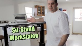 Burn Calories While Working - Standing Desk by Ergotron