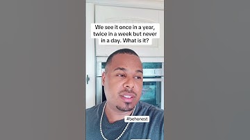 We see it once in a year, twice in a week but never in a day