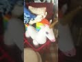 Inflatable box unicorn