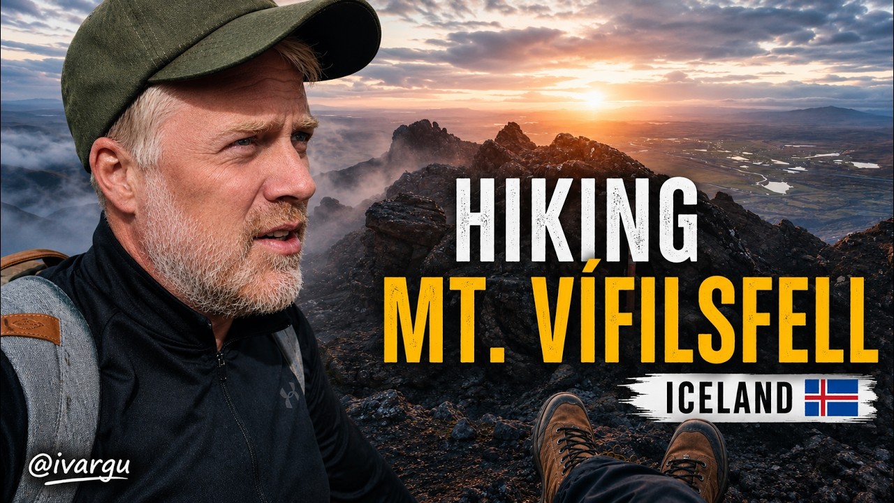 Hiking Mt. Vífilsfell in Iceland — Vifilsfell, Iceland — video poster