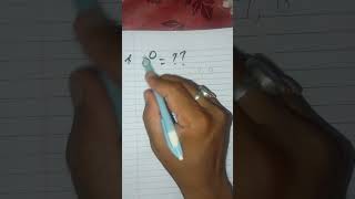 0⁰ = 1 ya Undefined? 😳 #shortsYe Maths Question Sabko Confuse Kar Deta Hai 🤯