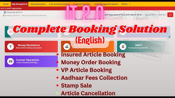 IT 2.0 Post Office | Complete Booking Solution from Shift Begin to Shift End