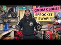 I UNLEASHED my Honda Grom Clone's TOP SPEED with an $8 Mod! 🚀💨 (15T to 17T Sprocket Swap)