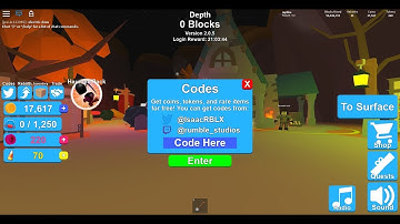 Mining Simulator 5 New Halloween Codes!|ROBLOX