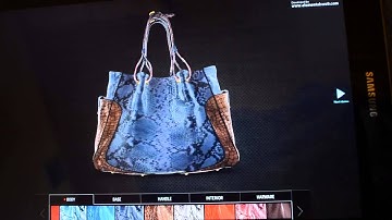 Interactive Online Bag 3d configurator