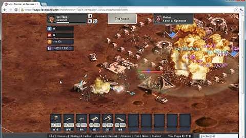 Mars Frontier HTML5 Massively Multiplayer Realtime Strategy Game