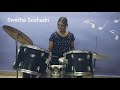 Aasai Nooru Vagai | Adutha Varisu | Rajinikanth | Ilayaraja  | Drum Cover | Swetha Seshadri