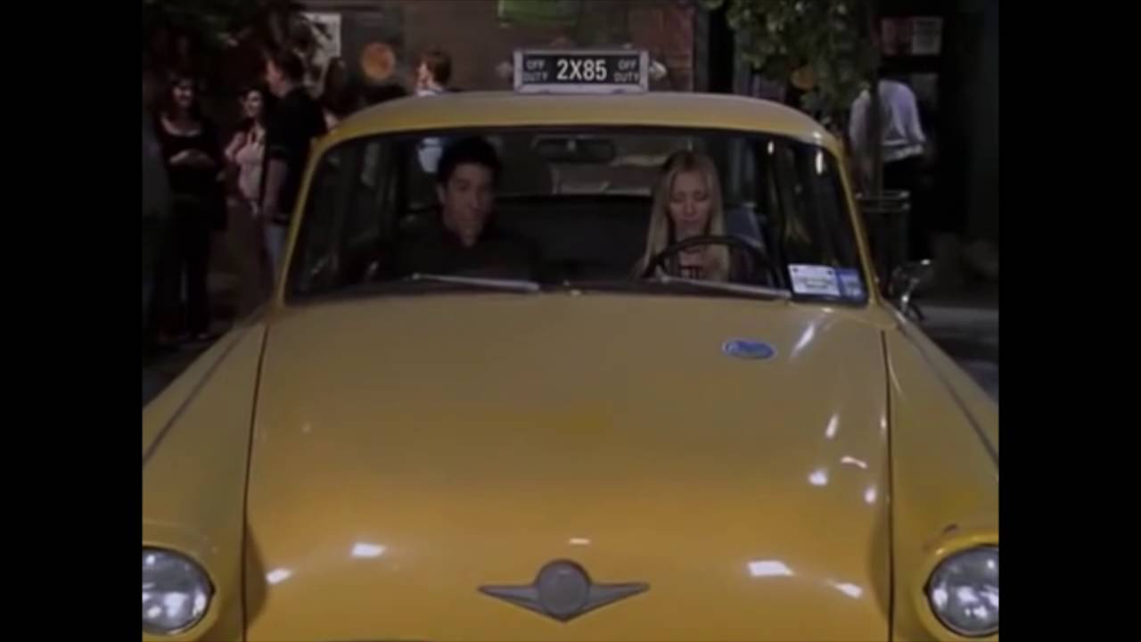 Checker Cab Taxi featured in the hit show Friends 