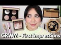 GRWM Using New Makeup - Victoria Beckham Bronzer and Bobbi Brown Glowing Pink Collection | SUZANA