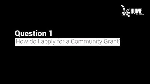 Community Grants - Introduction