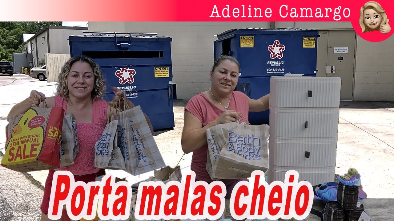 Tudo isso de graça, Dumpster Diving com porta-malas recheado.