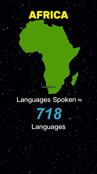 Which Continent Has the Most Languages Spoken? #shorts #geography #continents #educational